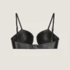 Cutaway Bra in Leather