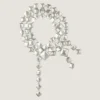 Deconstructed Crystals Multi-Row Necklace in Crystals