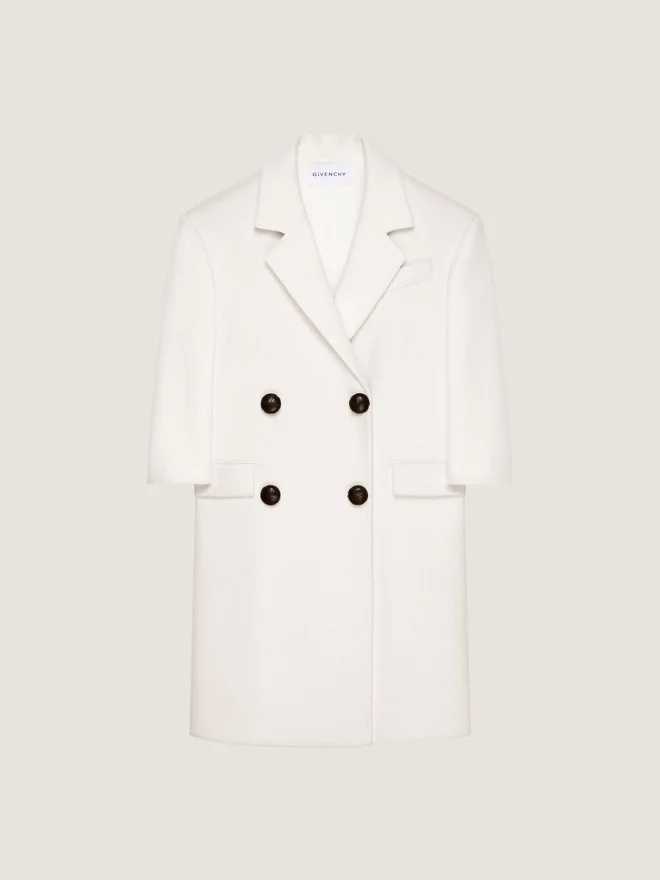 Double Breasted Coat in Wool Double Breasted Coat in Wool