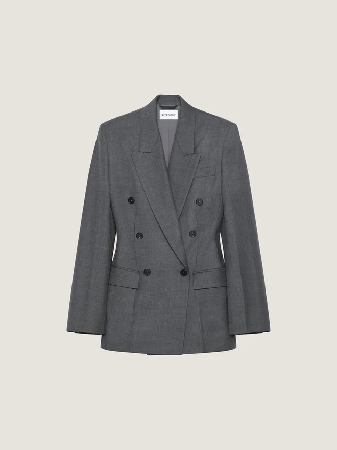 Double-Breasted Jacket in Wool Double-Breasted Jacket in Wool
