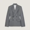 Double Breasted Jacket in Wool Double Breasted Jacket in Wool