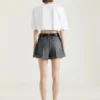 Double Pleat Shorts in Wool