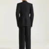 Single-Breasted Form Fit Jacket in Wool