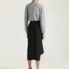 Draped Sweater in Wool
