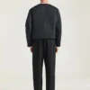 Embellished Couture Seam Bomber in Nylon