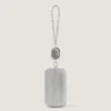 Evening Clutch in Metal with Crystal Jewel