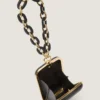 Evening Clutch in Nappa Leather with Chain
