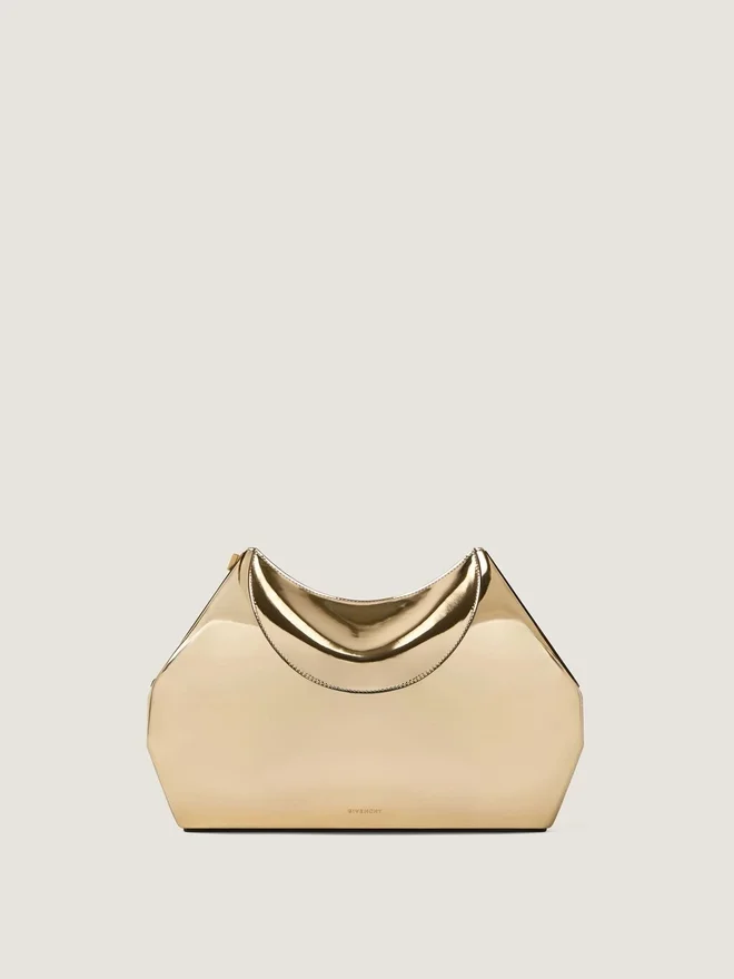 Facet Clutch in Mirror Effect Leather Facet Clutch in Mirror Effect Leather
