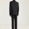 Fitted Leg Tailored Trousers in Wool