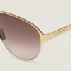 Givenchy Bold Sunglasses in Metal Givenchy Bold Sunglasses in Metal