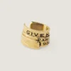 Givenchy Tape Earcuff in Metal and Enamel