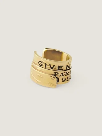 Givenchy Tape Earcuff in Metal and Enamel