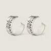 Givenchy Tape Earrings in Metal and Enamel