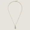 Givenchy Tape Necklace in Metal and Enamel