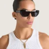 Givenchy Tape Necklace in Metal and Enamel