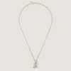 Givenchy Tape Necklace in Metal and Enamel