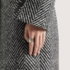 Givenchy Tape Ring in Metal and Enamel