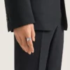 Givenchy Tape Ring in Metal and Enamel