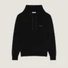 Hoodie in Wool and Cashmere Embroidered Givenchy Paris