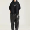 Hoodie Sweatshirt in Fleece with Givenchy Tape Print