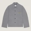 Jacket in Herringbone Denim Embroidered Givenchy Paris