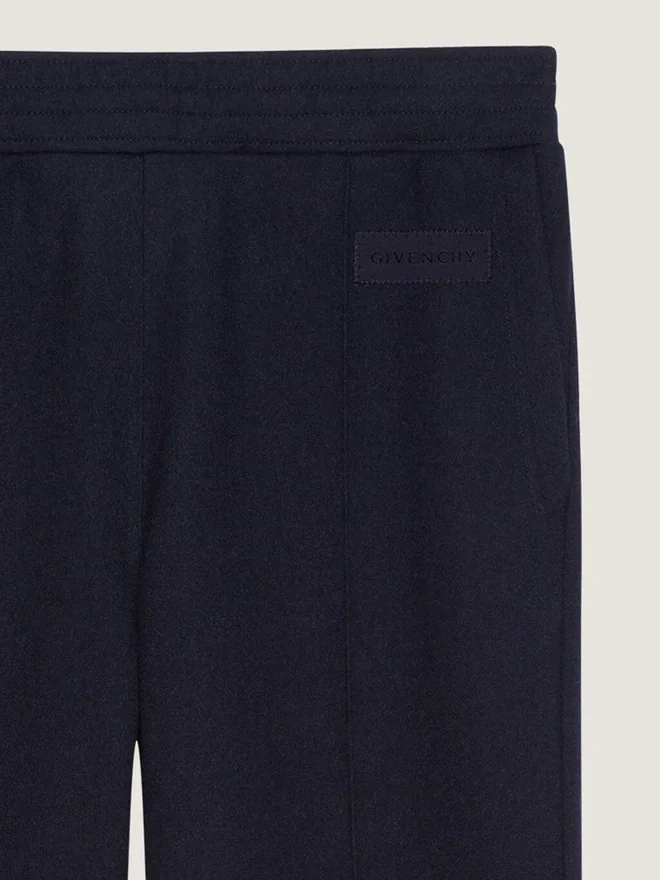 Joggers in Wool Cashmere with Givenchy Patch Joggers in Wool Cashmere with Givenchy Patch
