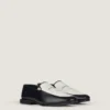 Label Loafers in Leather and Canvas