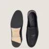 Label Loafers in Shiny Leather