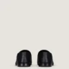 Label Loafers in Shiny Leather