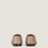 Label Loafers in Suede