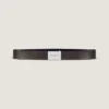 Label Reversible Belt in Leather