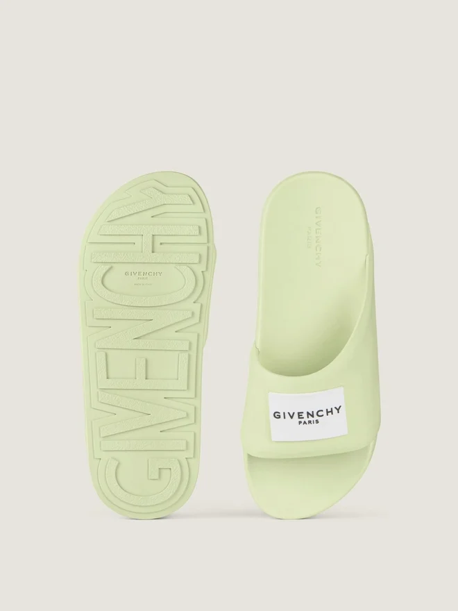 Label Slide Mules in Rubber Label Slide Mules in Rubber