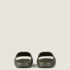 Label Slide Mules in Rubber