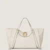Large the Snatch Bag in Grained Leather