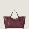 Large the Snatch Bag in Grained Leather