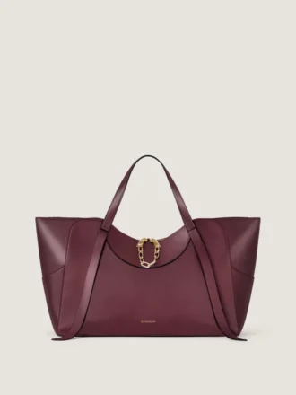 Large the Snatch Bag in Grained Leather