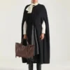 Large the Snatch Bag in Grained Leather