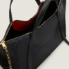 Large the Snatch Bag in Grained Leather