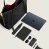 Large the Snatch Bag in Grained Leather