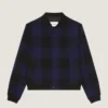 Light Blouson in Checked Jacquard