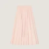 Long Circular Skirt in Poplin