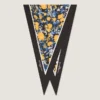Losange in Silk with Floral Print