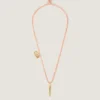 Lucky Charms Necklace in Silk and Metal