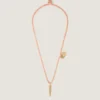 Lucky Charms Necklace in Silk and Metal