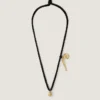 Lucky Charms Necklace in Silk and Metal