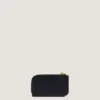 Lucky Charms Zipped Card Holder in Box Leather