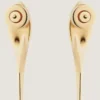 Maple Seed Earrings in Metal