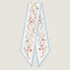 Maxi Bandeau in Silk with Floral Print