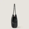 Medium Facet Tote Bag in Grained Leather