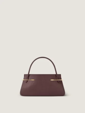 Medium Pinch Bag in Grained Leather